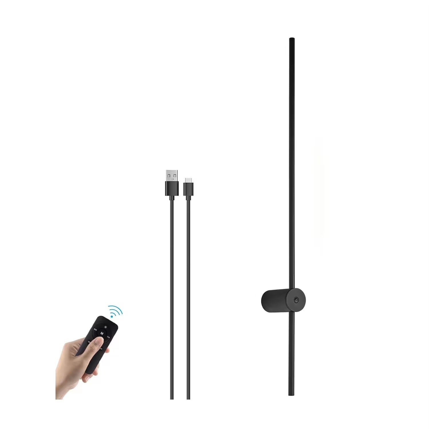 Wireless Remote-Controlled Strip Wall Light Background Wall Lamp