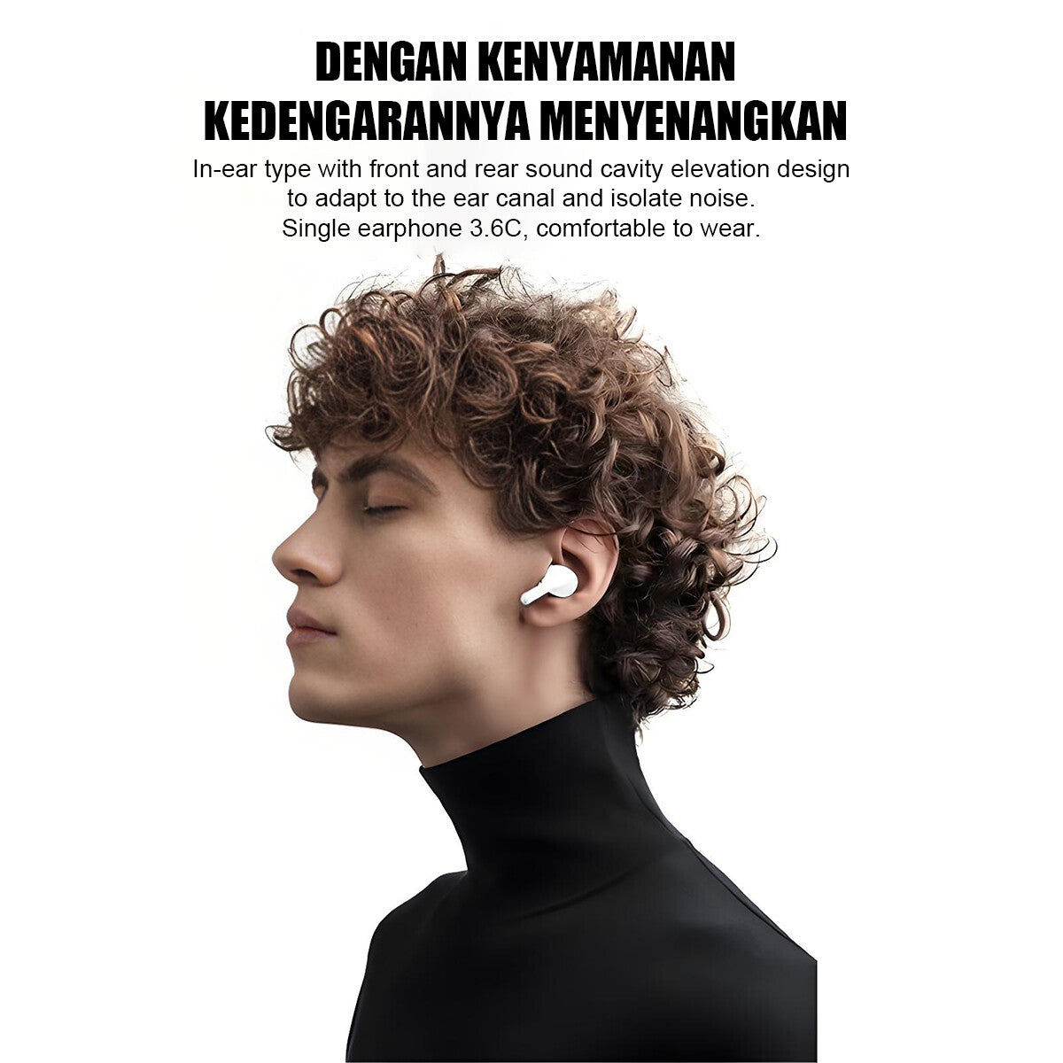TWS Smart LCD Touch Screen Bluetooth 5.4 Headset Wireless Headphones Earbuds UK