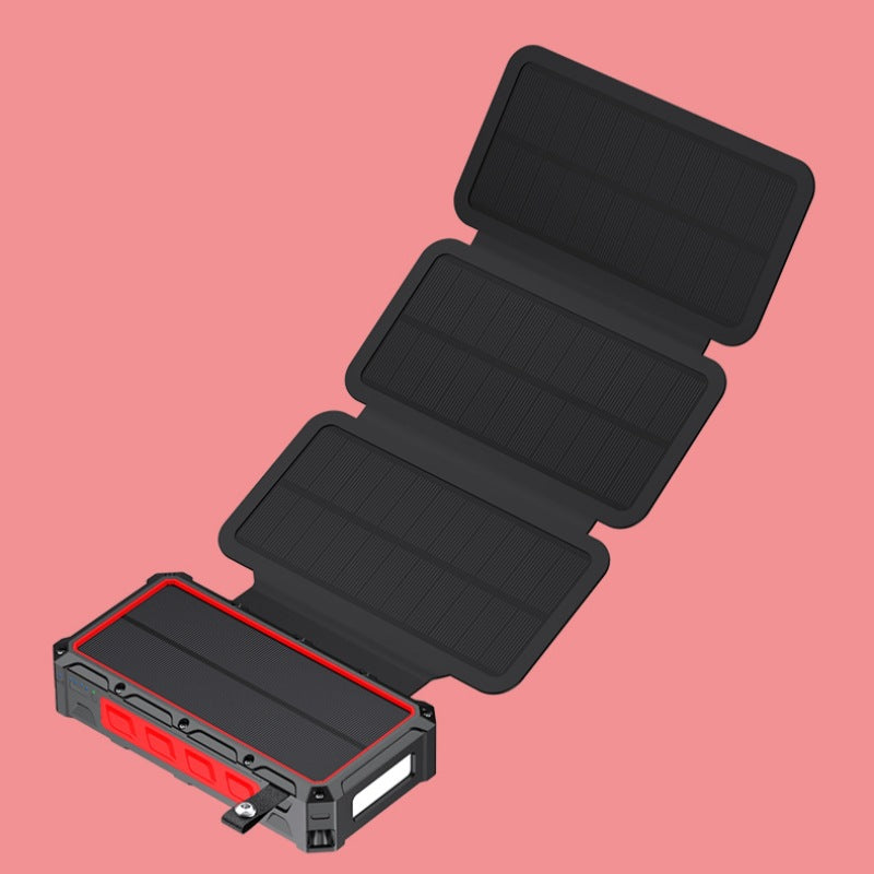 High Capacity Emergency Solar And Hand Crank Power Bank