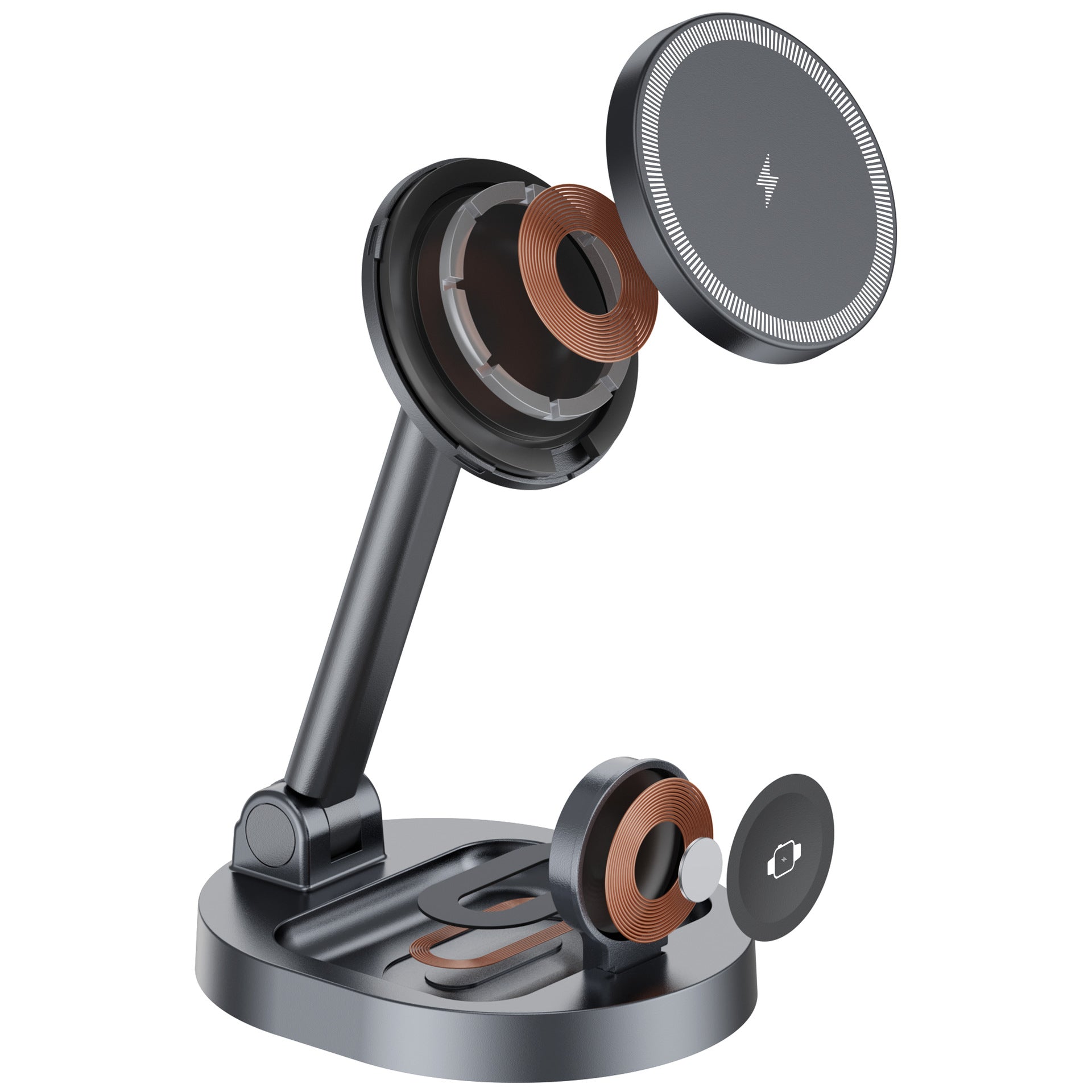 Magnetic 3-in-1 Wireless Charging Stand